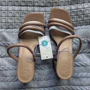 NWT - A New Day Women's Stacy Mule Heels - Size 8